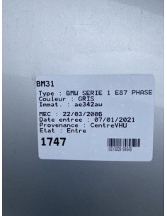 Conduite d'air BMW SERIE 1 E87 PHASE 1 Diesel 2