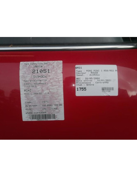 GPS MINI MINI 1 R50/R53 PHASE 1 Diesel