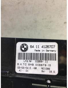 Commande chauffage BMW SERIE 3 E46 CABRIO PHASE 2 Essence