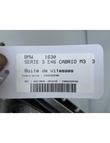 Boite de vitesses BMW SERIE 3 E46 CABRIO Essence