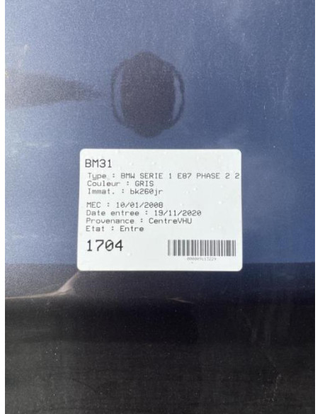 Condenseur de clim BMW SERIE 1 E87 PHASE 2 Diesel