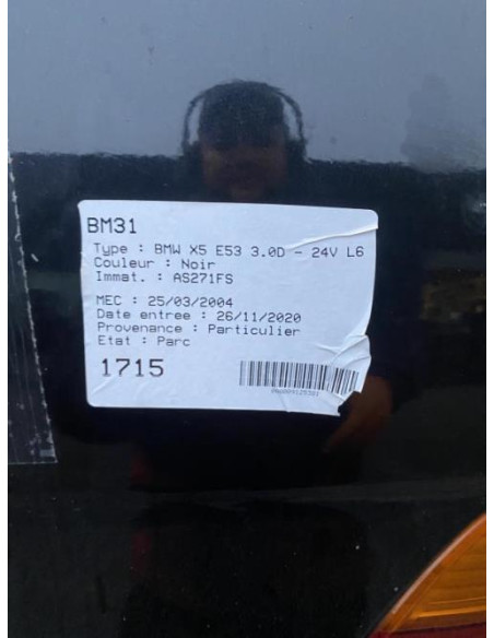 Anti brouillard gauche (feux) BMW X5 E53 Diesel