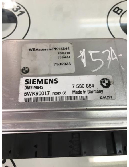 Calculateur BMW SERIE 3 E46 COUPE PHASE 2 Essence