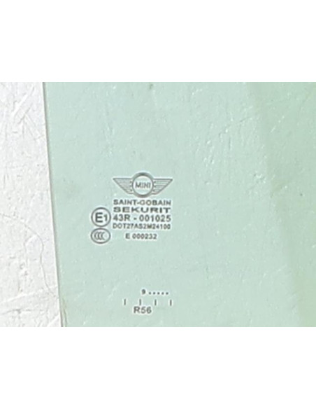 Vitre avant droit MINI MINI 2 R56 PHASE 1 