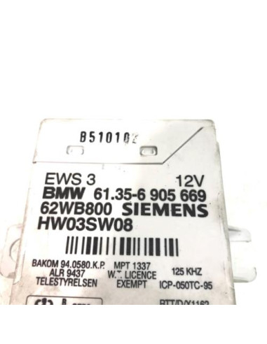 Kit de demarrage BMW SERIE 3 E46 COMPACT PHASE 1 Essence