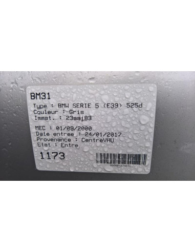 Conduite d'air BMW SERIE 5 E39 PHASE 2 Diesel