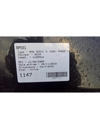 Capteur aide au stationnement BMW SERIE 5 E60 PHASE 2 Diesel