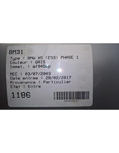 Biellette de barre stabilisatrice BMW X5 E53 Diesel