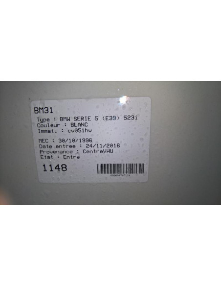 Renfort pare choc avant (traverse) BMW SERIE 5 E39 PHASE 1 Essence