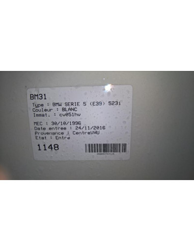 Feu arriere principal droit (feux) BMW SERIE 5 E39 PHASE 1 Essence