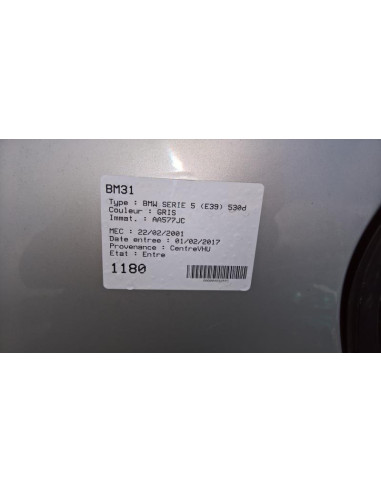 Boitier radar de recul BMW SERIE 5 E39 PHASE 2 Diesel