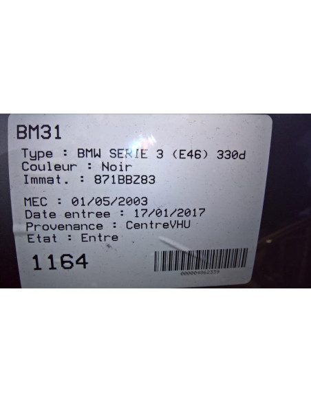 Retroviseur interieur BMW SERIE 3 E46 PHASE 2 Diesel