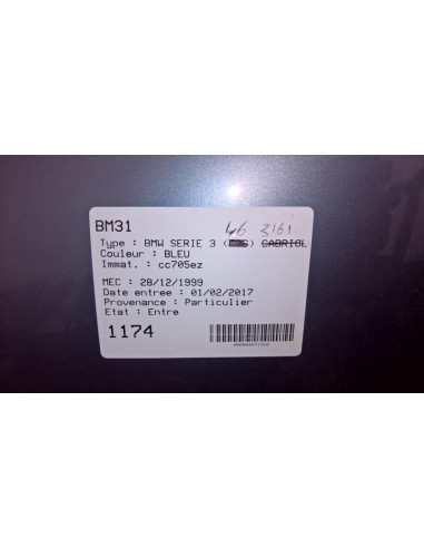 Pompe lave glace avant BMW SERIE 3 E46 PHASE 1 Essence