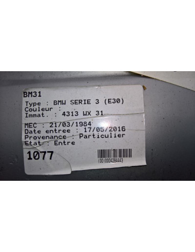 Vitre arriere droit BMW SERIE 3 E30 Essence