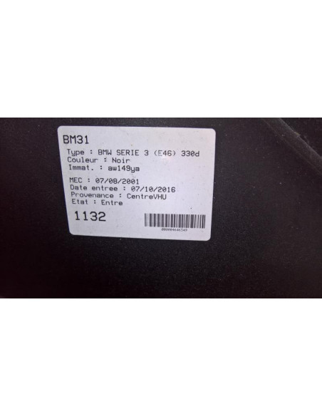 Calculateur BMW SERIE 3 E46 PHASE 1 Diesel