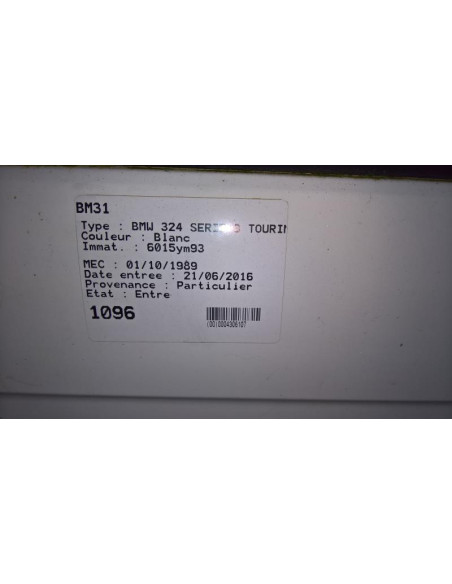 Capteur BMW SERIE 3 E30 TOURING BREAK Diesel