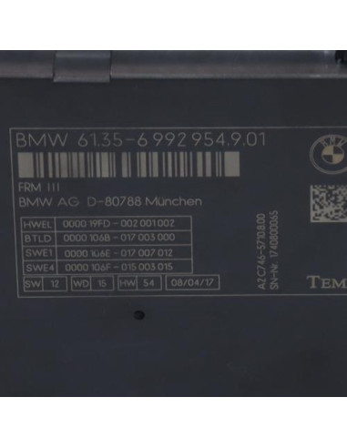 Calculateur BMW X3 F25 PHASE 2 Diesel