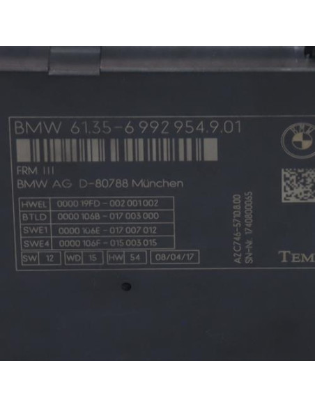 Calculateur BMW X3 F25 PHASE 2 Diesel