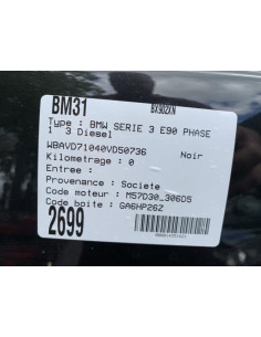 Demarreur BMW SERIE 3 E90 PHASE 1 Diesel 2