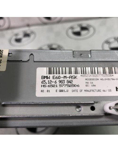 Autoradio d'origine BMW SERIE 5 E60 PHASE 1 Diesel