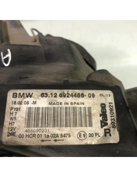 Optique avant principal droit (feux)(phare) BMW SERIE 1 E87 PHASE 1 Diesel