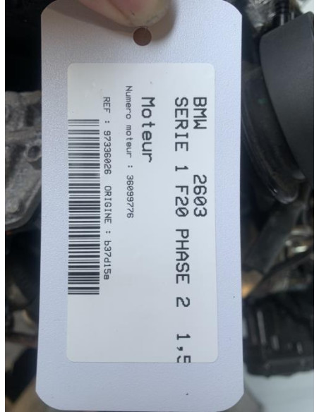 Moteur BMW SERIE 1 F20 PHASE 2 Diesel