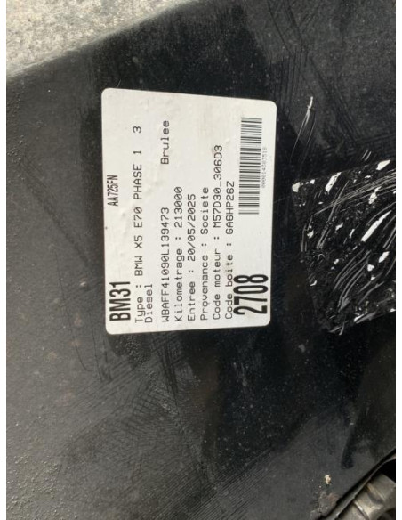 Moteur BMW X5 E70 PHASE 1 Diesel