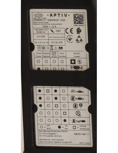 Chargeur (Voiture électrique) BMW I3 PHASE 2 