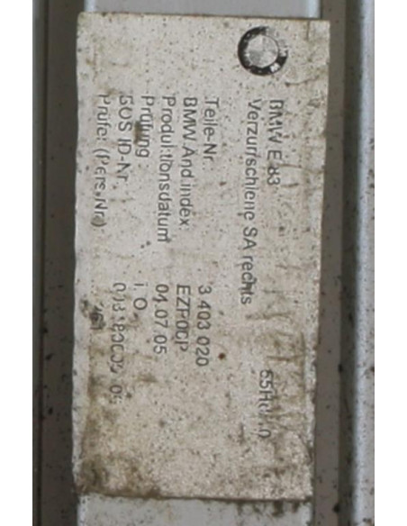 Tapis de coffre BMW X3 E83 PHASE 1 Diesel