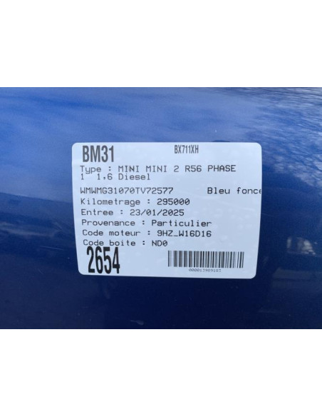 Feu arriere principal gauche (feux) MINI MINI 2 R56 PHASE 1 Diesel