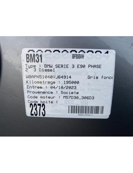 Calculateur BMW SERIE 3 E90 PHASE 2 Diesel
