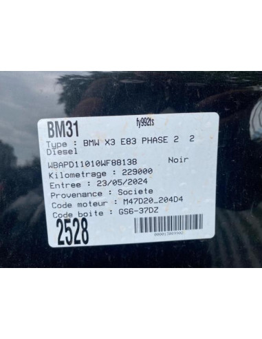 Amortisseur avant gauche BMW X3 E83 PHASE 2 Diesel