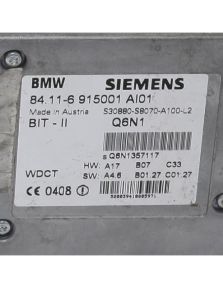 Calculateur BMW SERIE 5 E39 PHASE 2 Essence