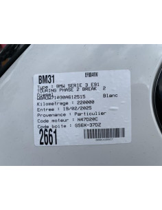 Mecanisme de leve vitre electrique avant droit BMW SERIE 3 E91 TOURING PHASE 2 BREAK Diesel 2