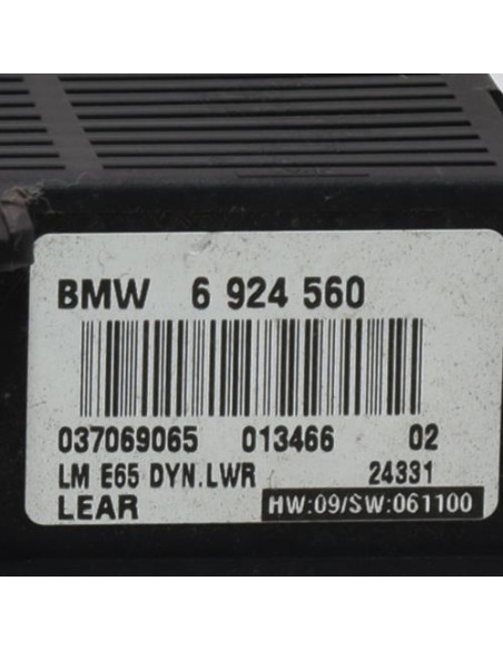 Calculateur BMW SERIE 7 E65 PHASE 1 Essence