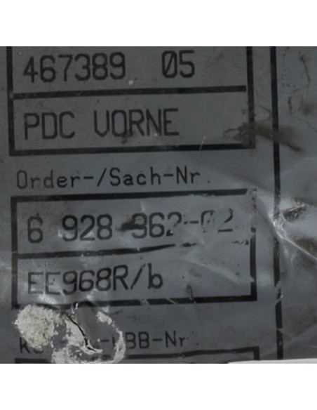 Capteur aide au stationnement BMW SERIE 5 E60 PHASE 1 