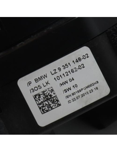 Com (Bloc Contacteur Tournant+Commodo Essuie Glace+Commodo Phare) BMW X3 F25 PHASE 1 