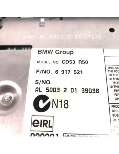 Autoradio MINI MINI 1 R50/R53 PHASE 1 Essence