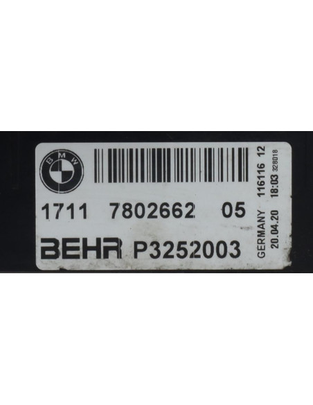 Radiateur eau clim BMW SERIE 5 F11 TOURING PHASE 1 BREAK Diesel