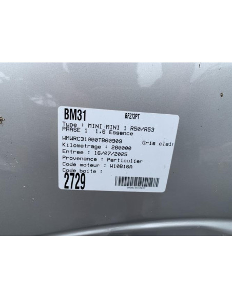 Etrier avant droit (freinage) MINI MINI 1 R50/R53 PHASE 1 Essence