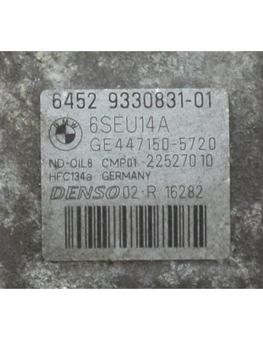 Compresseur clim BMW SERIE 1 F20 PHASE 1 Diesel