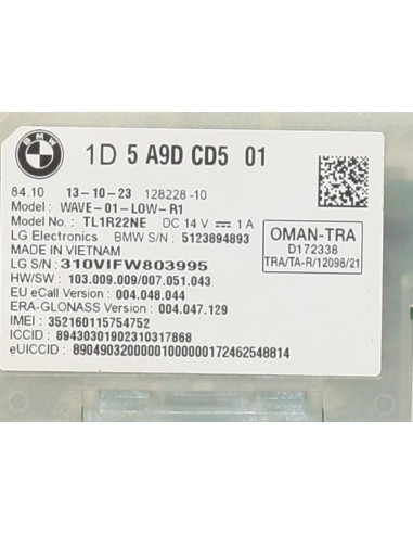 Calculateur BMW X1 U11 