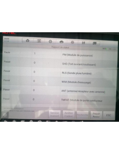 Feu arriere principal droit (feux) BMW SERIE 7 E65 PHASE 2 Diesel