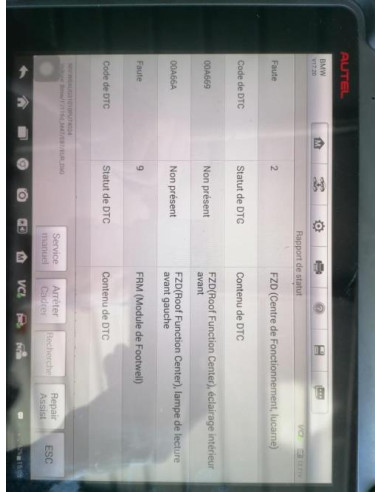 Interrupteur de leve vitre avant droit BMW SERIE 1 E87 PHASE 1 Diesel