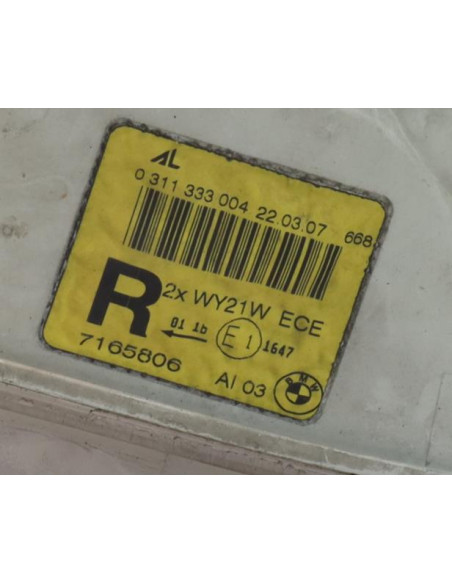 Optique avant secondaire droit (feux)(clignotant) BMW SERIE 6 E63 COUPE PHASE 1 Essence