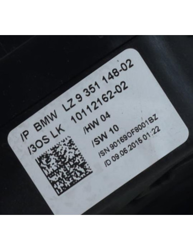 Com (Bloc Contacteur Tournant+Commodo Essuie Glace+Commodo Phare) BMW SERIE 1 F21 PHASE 2 Essence