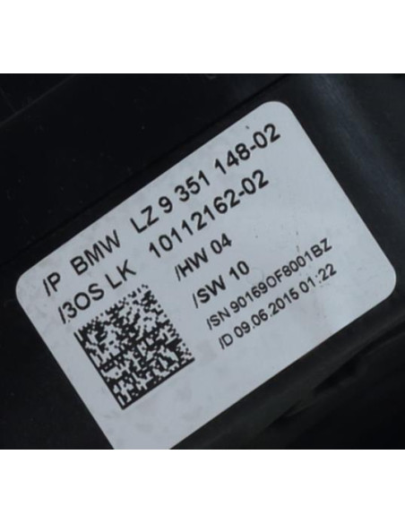 Com (Bloc Contacteur Tournant+Commodo Essuie Glace+Commodo Phare) BMW SERIE 1 F21 PHASE 2 Essence