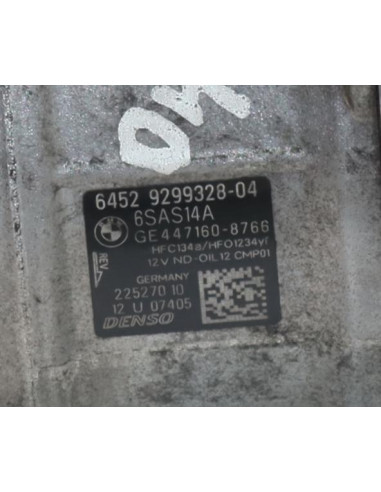 Compresseur clim BMW SERIE 3 F34 GRAN TURISMO PHASE 2 Diesel