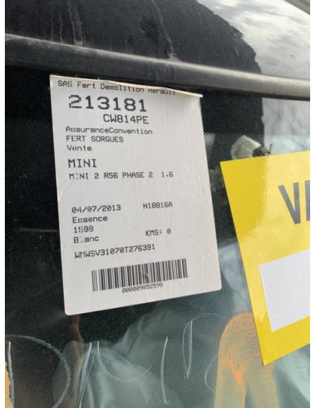 Cremaillere assistee MINI MINI 2 R56 PHASE 2 Essence