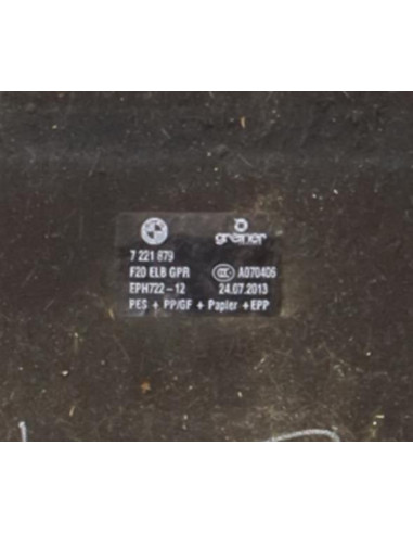 Tapis de coffre BMW SERIE 1 F20 PHASE 1 Diesel